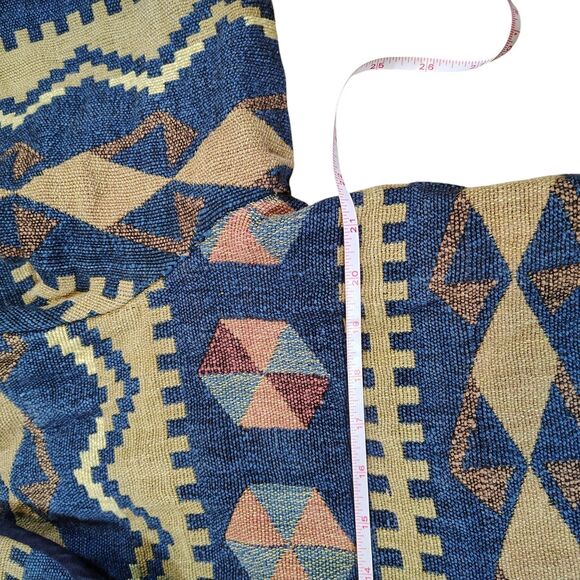 Vintage Womens Southwestern Aztec Tapestry Jacket Size L Cropped Geometric - Picture 9 of 10